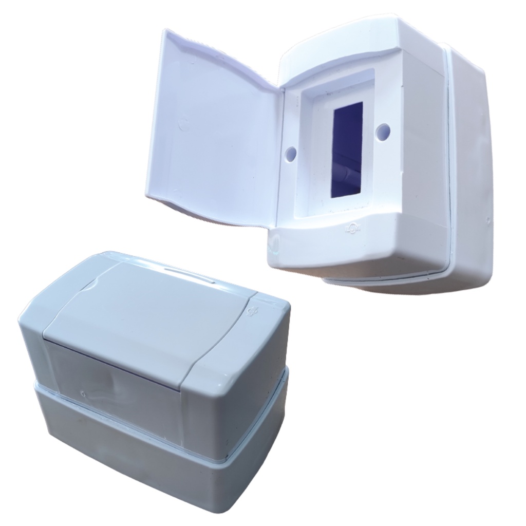 Caixa Para 2 Disjuntores 1 Nema/ 2 Din - Sobrepor Ilumi em Oferta na Shopee