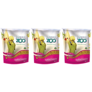 3 Extrusada Pm13 Megazoo Para Calopsita Periquito e Agapornis 300g em Oferta na Shopee