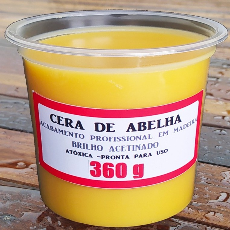Cera de abelha madeira /marcenaria  pronta para uso em Oferta na Shopee