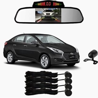 Sensor De Ré + Espelho Camera Ré Hyundai Hb20s Preto em Oferta na Shopee