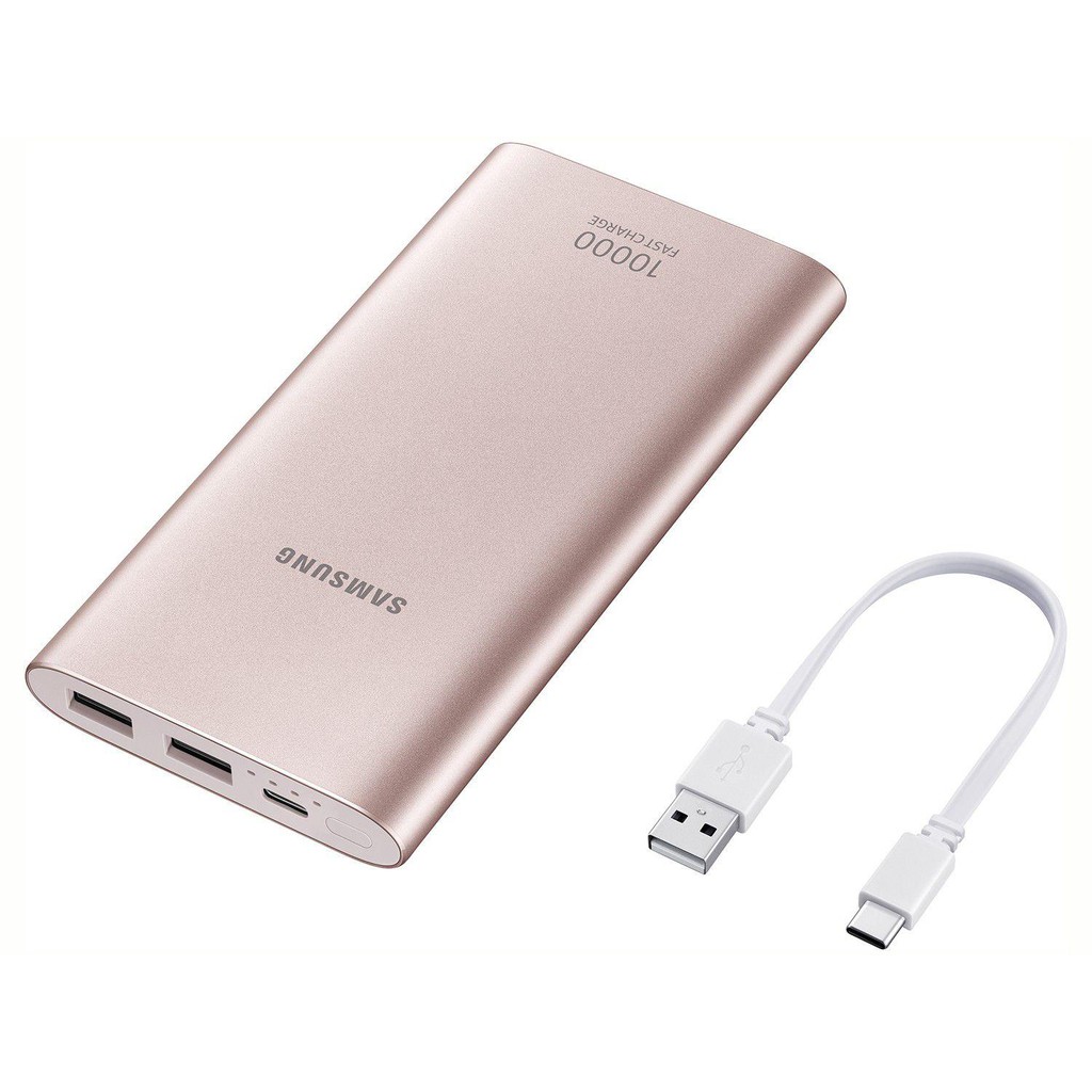 Bateria Portátil Celular Samsung Carga Rápida 10000 mAh Usb Carregador Externo | Shopee Brasil