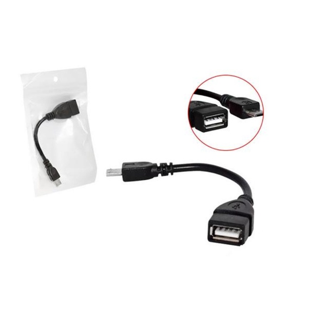 Cabo Adaptador Otg V8 Usb Pen Drive Adaptador Celular Tablet Samsung