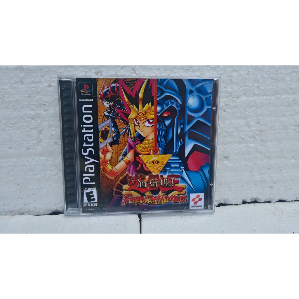 PS1-Yu-gi-oh Forbidden Memories-CD preto