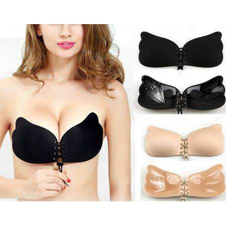 Sutiã Adesivo Invisível Levanta Seio Push Up Com Amarração em Oferta na Shopee