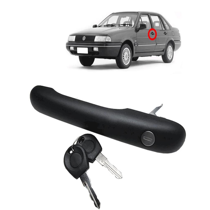 Macaneta Externa Porta Dianteira Santana 98 A 06 Esquerda em Oferta na Shopee