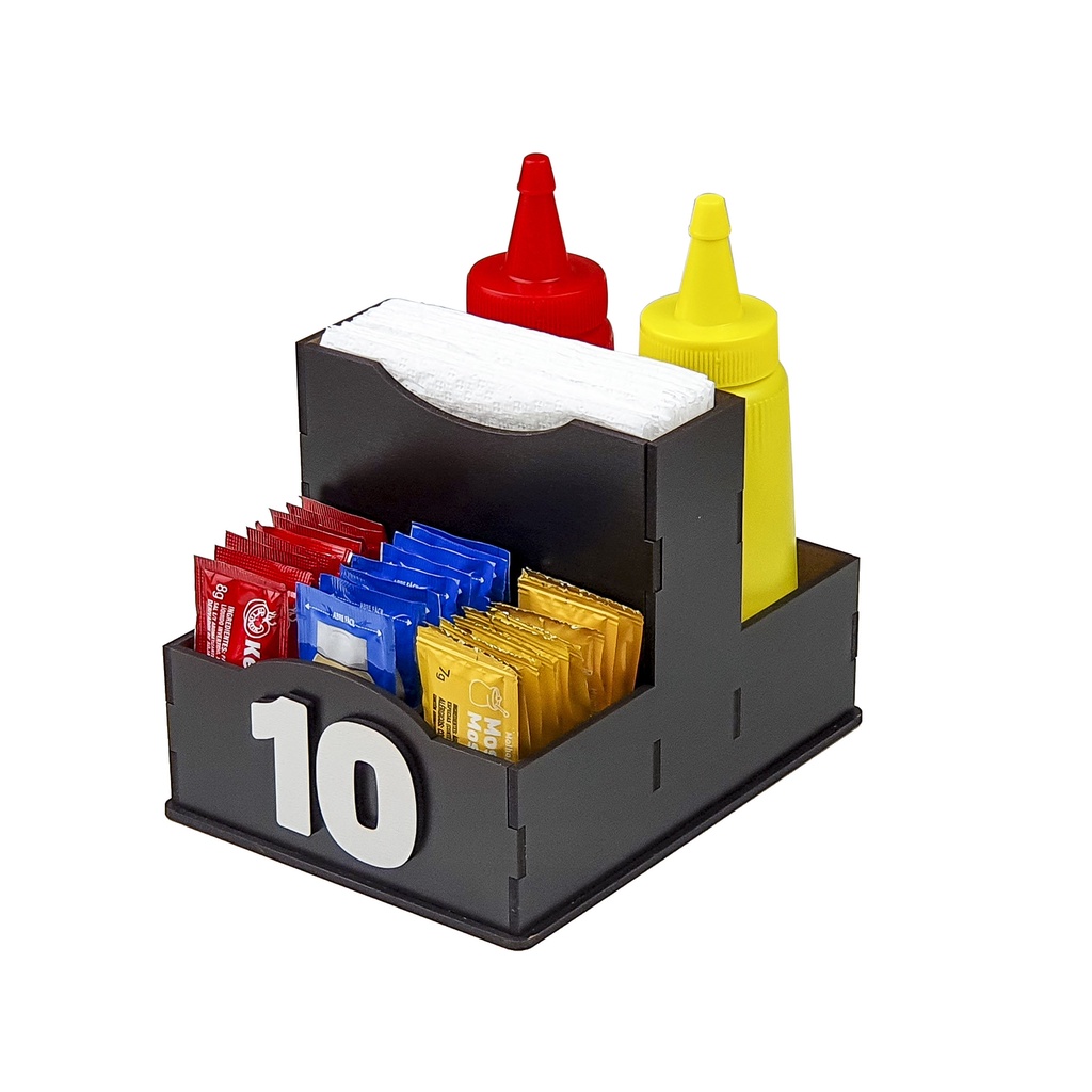 10 Porta Guardanapos Modelo Bisnaga Molhos Bisnagas Galheteiro