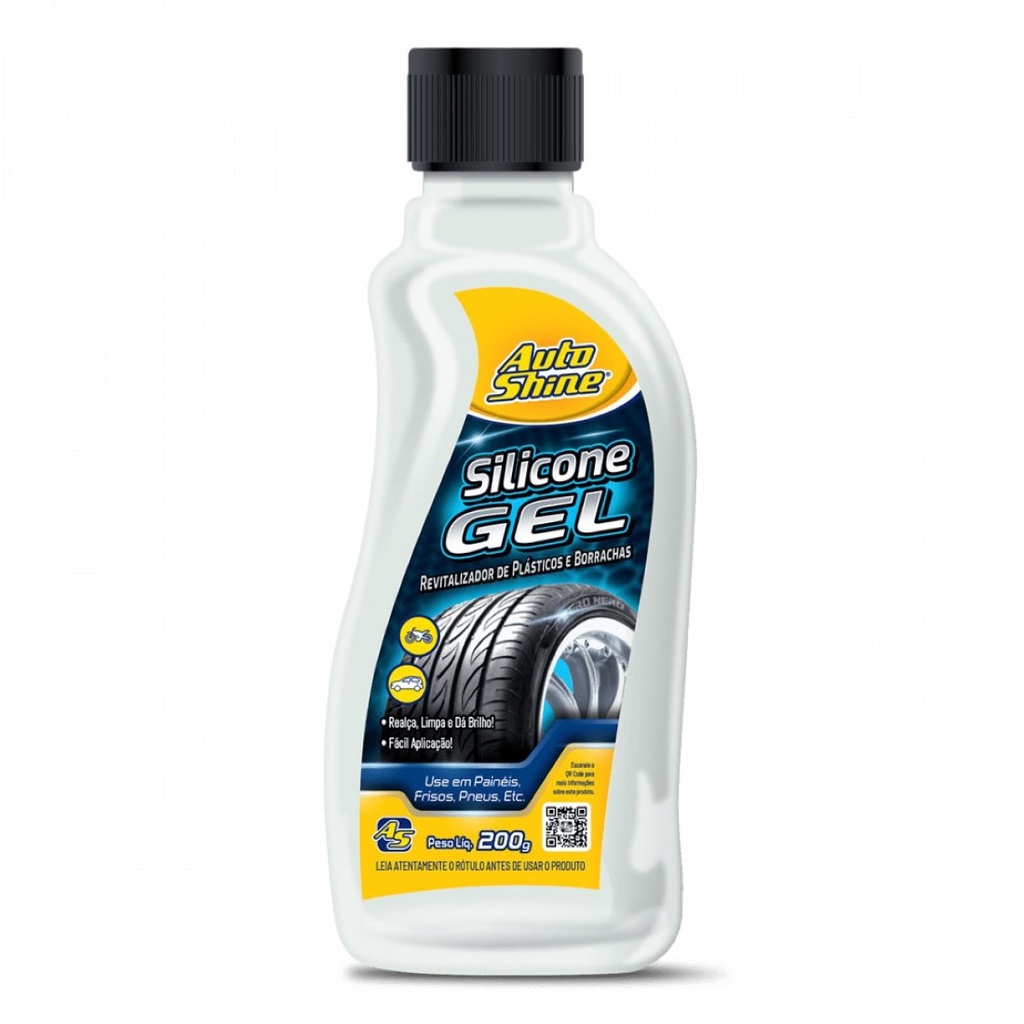 Gel silicone revitalizador de plásticos e borrachas autoshine - Spare Parts and Accessories for Vehicles