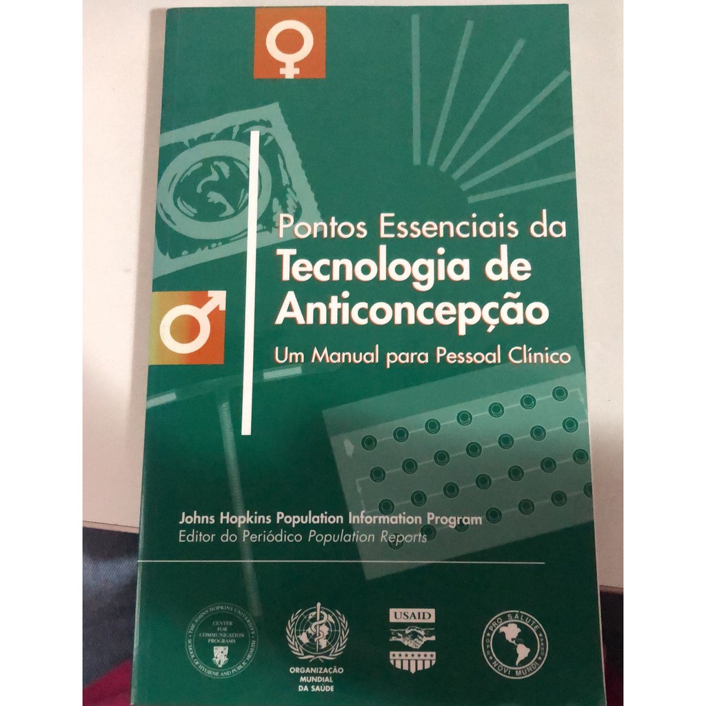 Livro: Pontos essenciais da tecnologia de anticoncepção Johns Hopkins