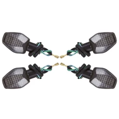 Kit 4 Mini Pisca de Moto Modelo Esportivo Hornet Pro Tork Universal compatível com todas as motos