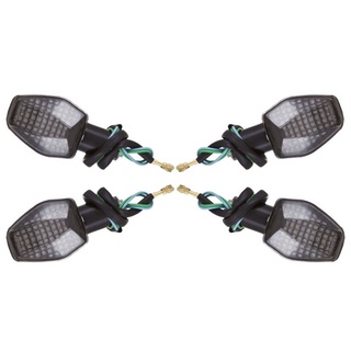 Kit 4 Mini Pisca de Moto Modelo Esportivo Hornet Pro Tork Universal compatível com todas as motos em Oferta na Shopee