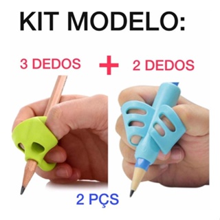 Adaptador Suporte Escrita Stetro Finger Grip Para Lápis Dedo em Oferta na Shopee