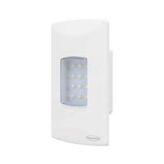 Luminária Luz Lâmpada De Emergência 100 Lumens De Embutir Econômica Bivolt