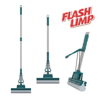 Mop Rodo Mágico Flash Limp Plus Lava e Seca Limpeza Geral com Refil PVA para Pisos Azulejos e Vidros MOP7671