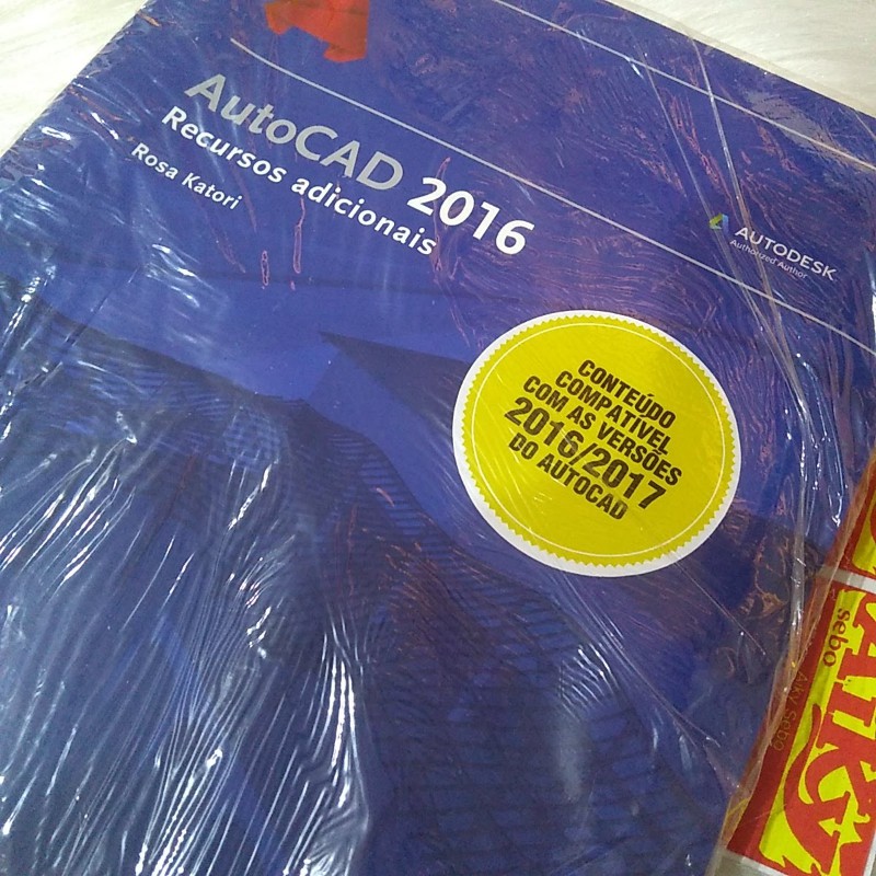 Livro de Informatica AutoCad 2016 Recursos Adicionais de Rosa Katori Conteudo compativel com as versões 2016 / 2017 do autocad
