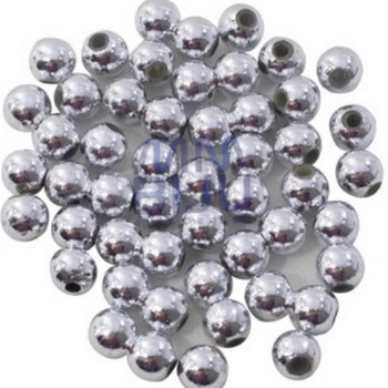 Perola abs inteira Prata 3/4/5/6/8/10mm 500gr c/furo decoração em Oferta na Shopee