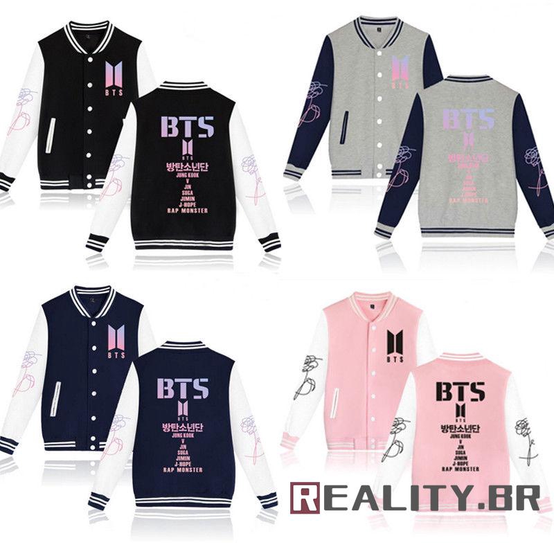 jaqueta bts army zip