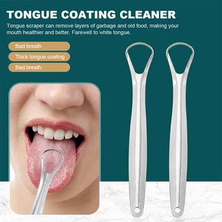 Lâmina De Aço Inoxidável Para Língua Oral/Escova Reutilizável E Fresca Fazer A Respiração