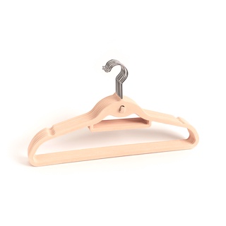 Kit Cabide De Veludo Bege Com Gancho Oikos - 30 Unidades em Oferta na Shopee