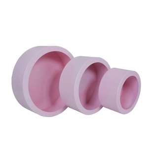Trio de nichos redondo Rosa Claro Decoração de parede em Oferta na Shopee