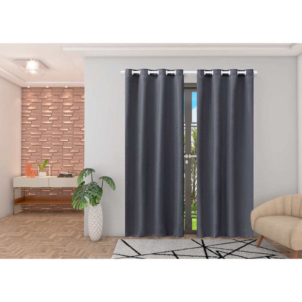 CORTINA JASMIM PORTA BALCÃO 2,80X2,20M 19103 BRANCO