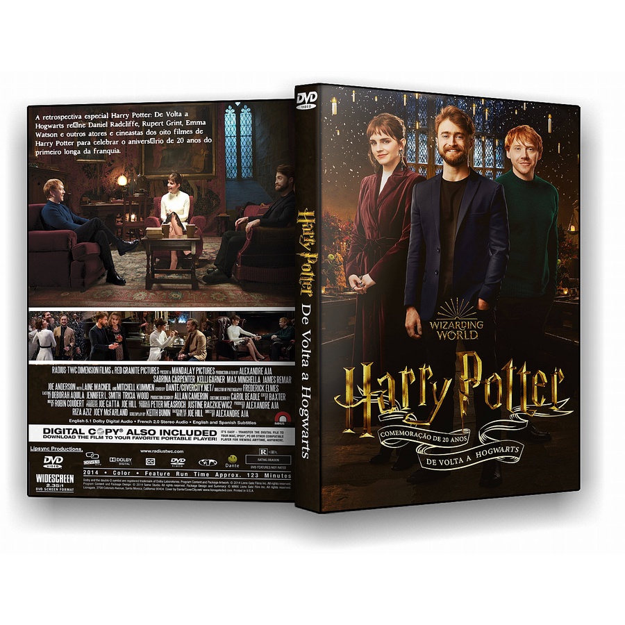 DVD Comemoração De 20 Anos De Harry Potter: De Volta A Hogwarts