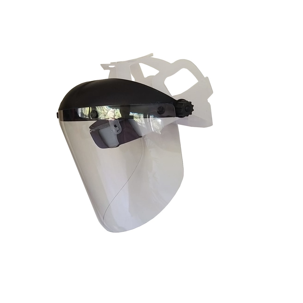 Protetor Facial Incolor Ultra Master Plug Com Carneira 8 Und