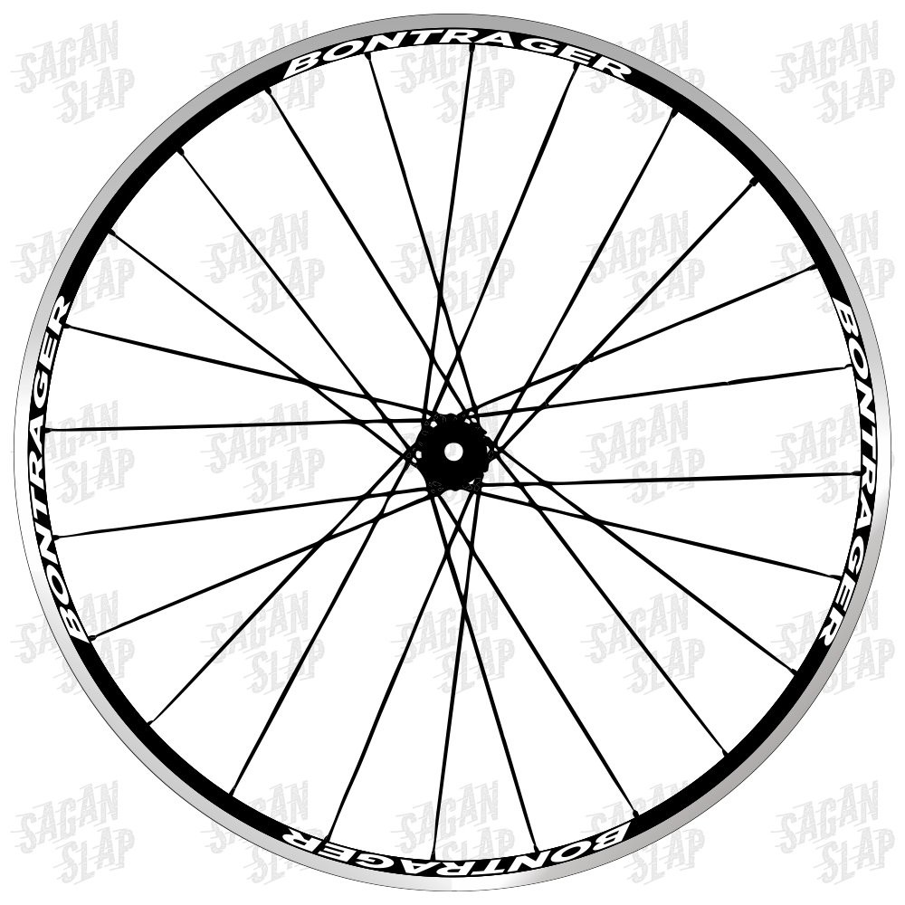 Adesivo Decalque De Jantes Bontrager 700c Com 1 cm De Largura