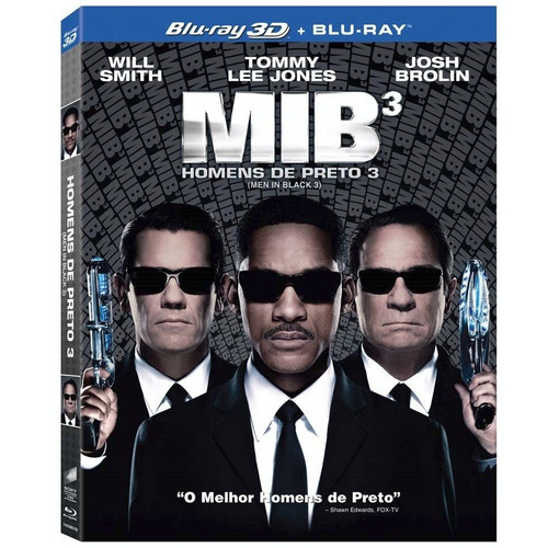 Bluray Mib 3 Homens De Preto 3d/2d Original Lacrado Novo