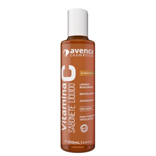 Avenca - Vitamina C Sabonete Líquido 200ml em Oferta na Shopee