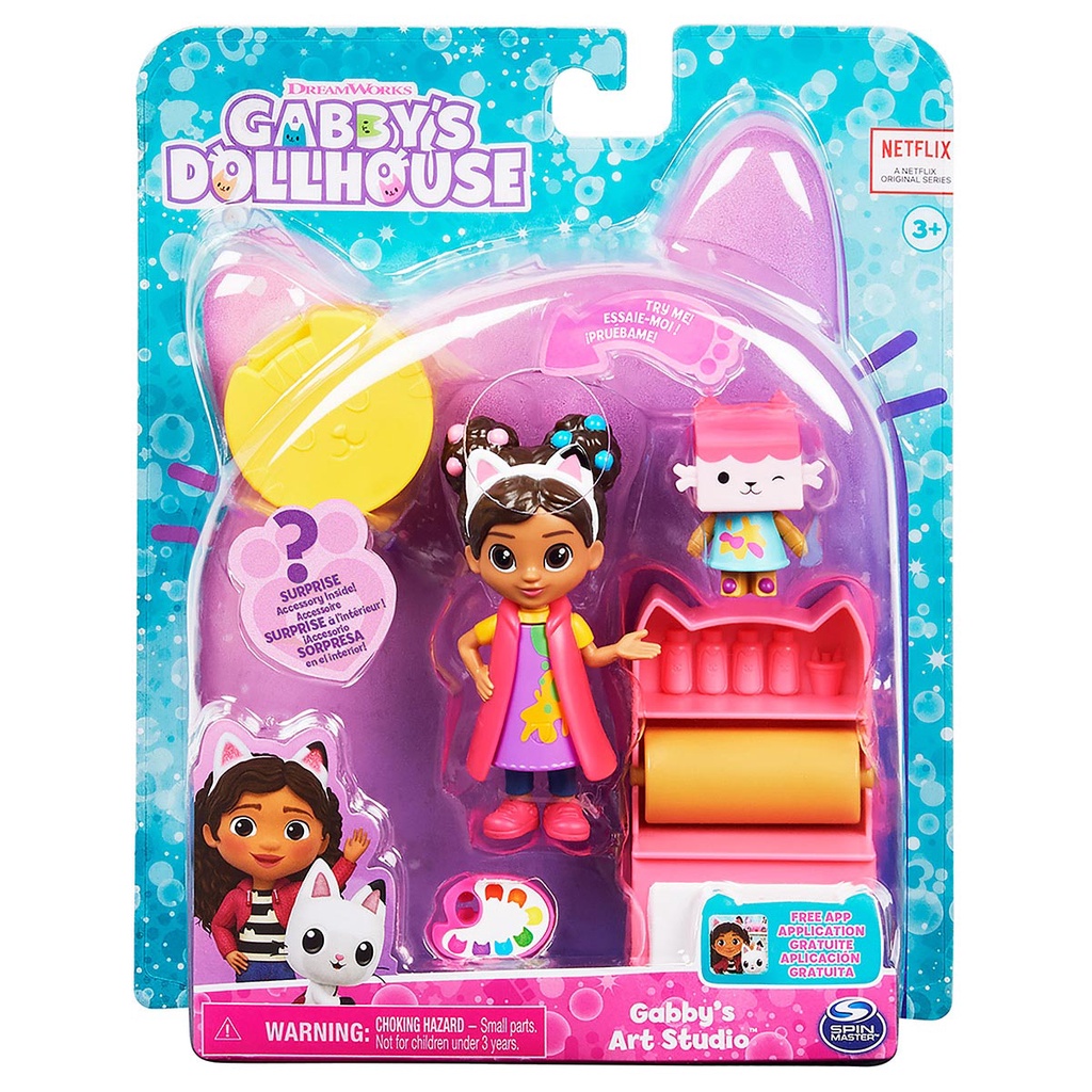 Gabby's Dollhouse - Conjunto com Boneca - Estúdio de Artes em Oferta na Shopee