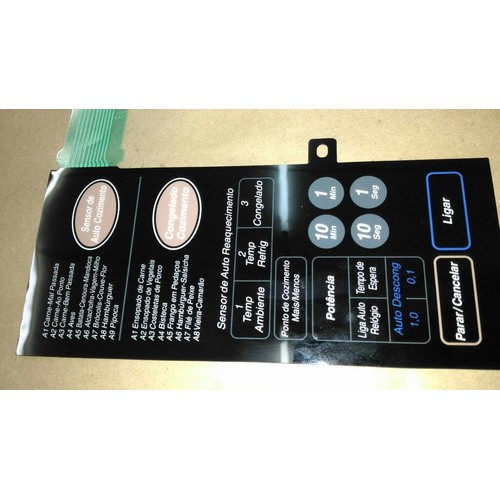 Membrana Teclado  Forno Microondas Panasonic Nn7806