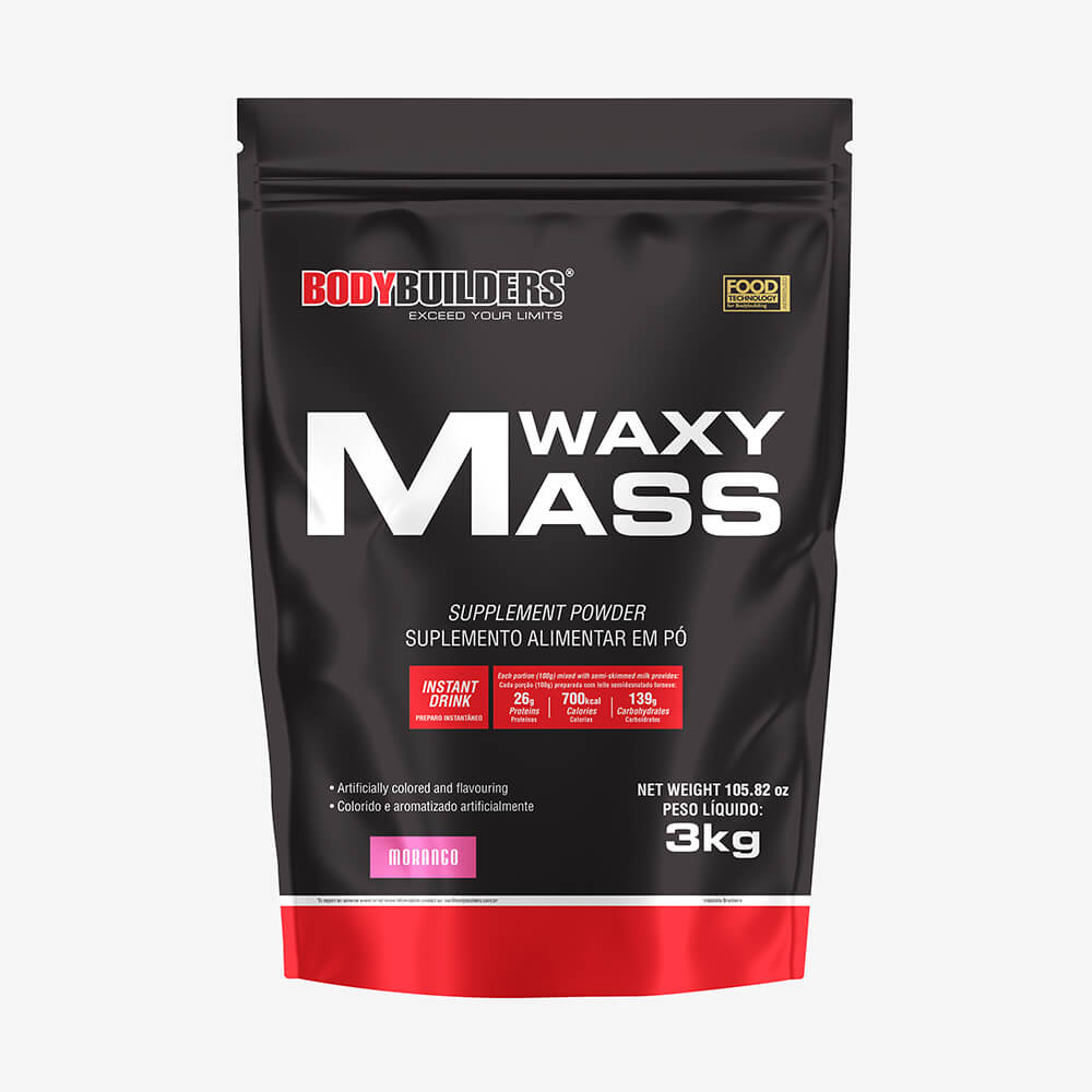 Hipercalórico Waxy Mass 3kg - Sabores – Bodybuilders