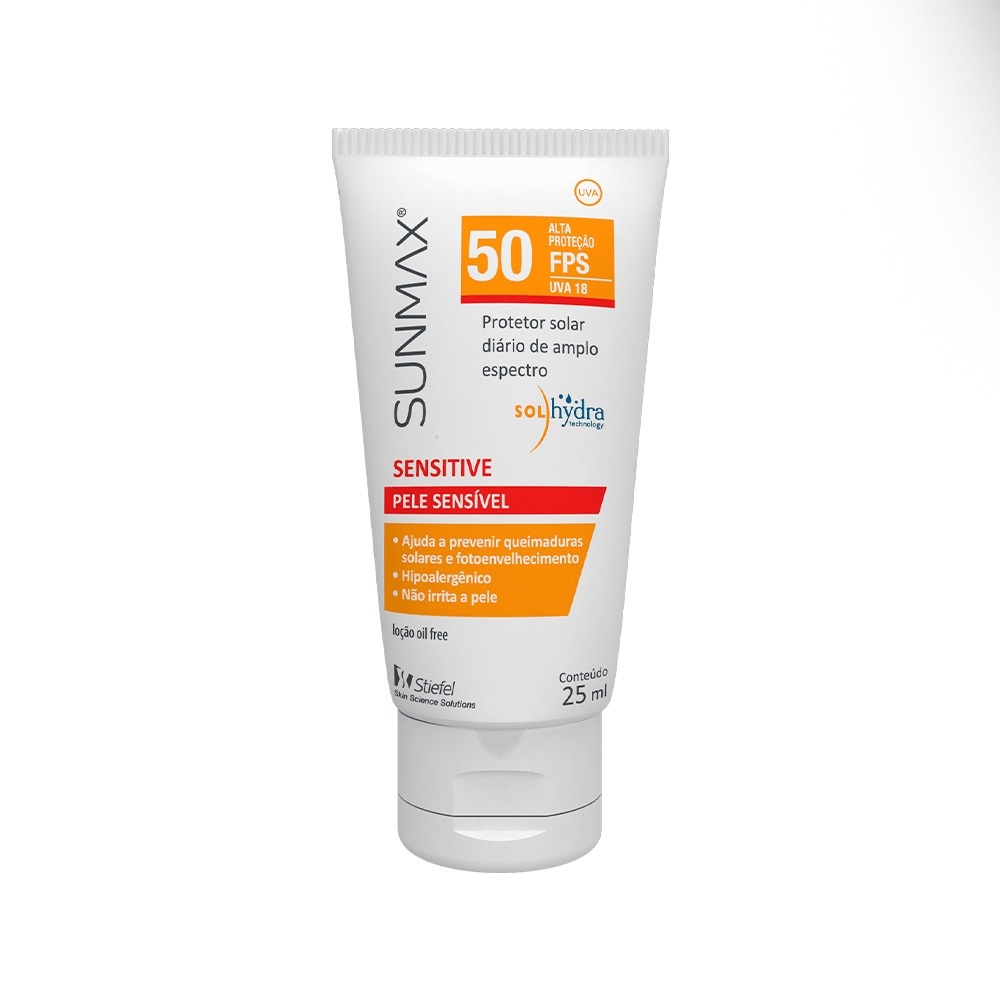 Sunmax Sensitive FPS 50 Protetor Solar 25ml | Shopee Brasil