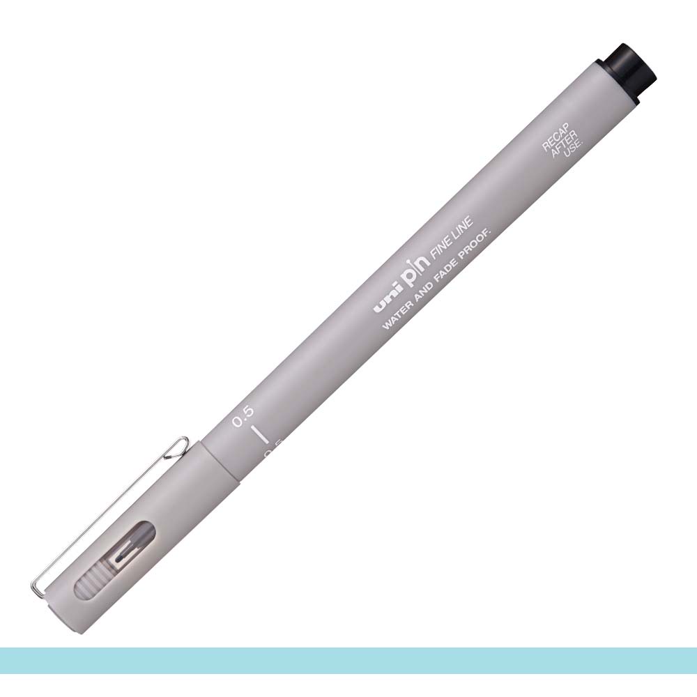 Caneta técnica Nanquim UniPin Fine Line 05 - Cinza Claro | Shopee Brasil