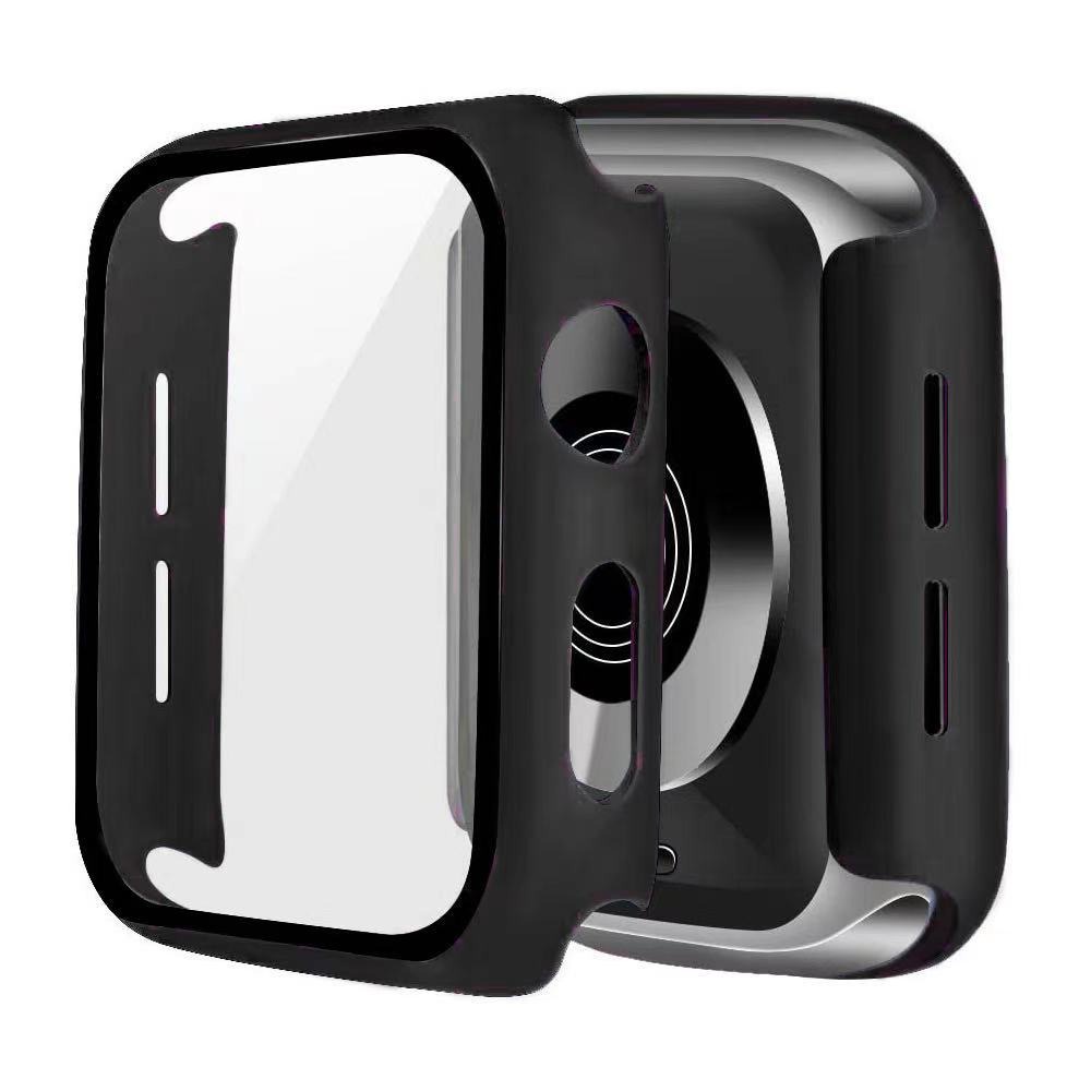 capinha Bumper De Vidro quadrado 360 Temperado compatível smartwatch 41mm 45mm NAO INCLUSO – Top de Linha