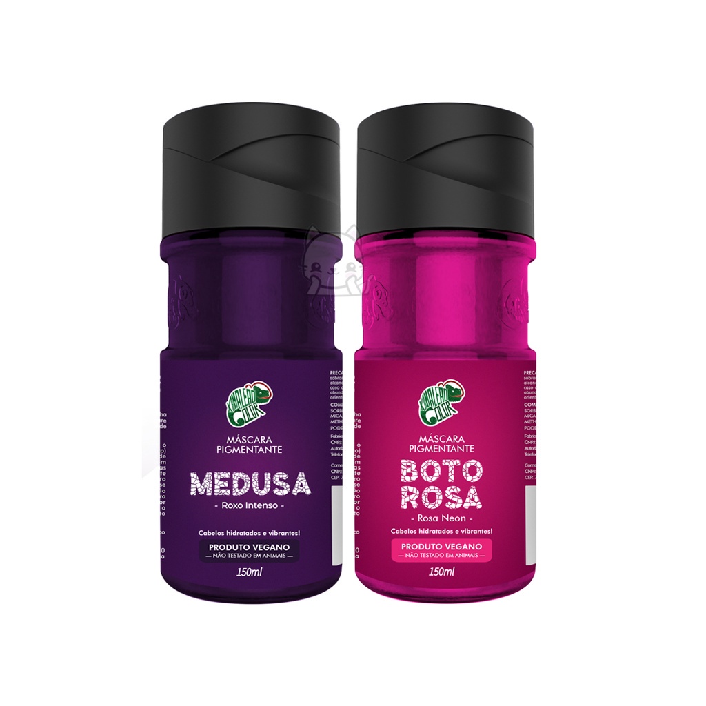 Kit 2 Tonalizantes Kamaleão Color - Medusa + Boto Rosa