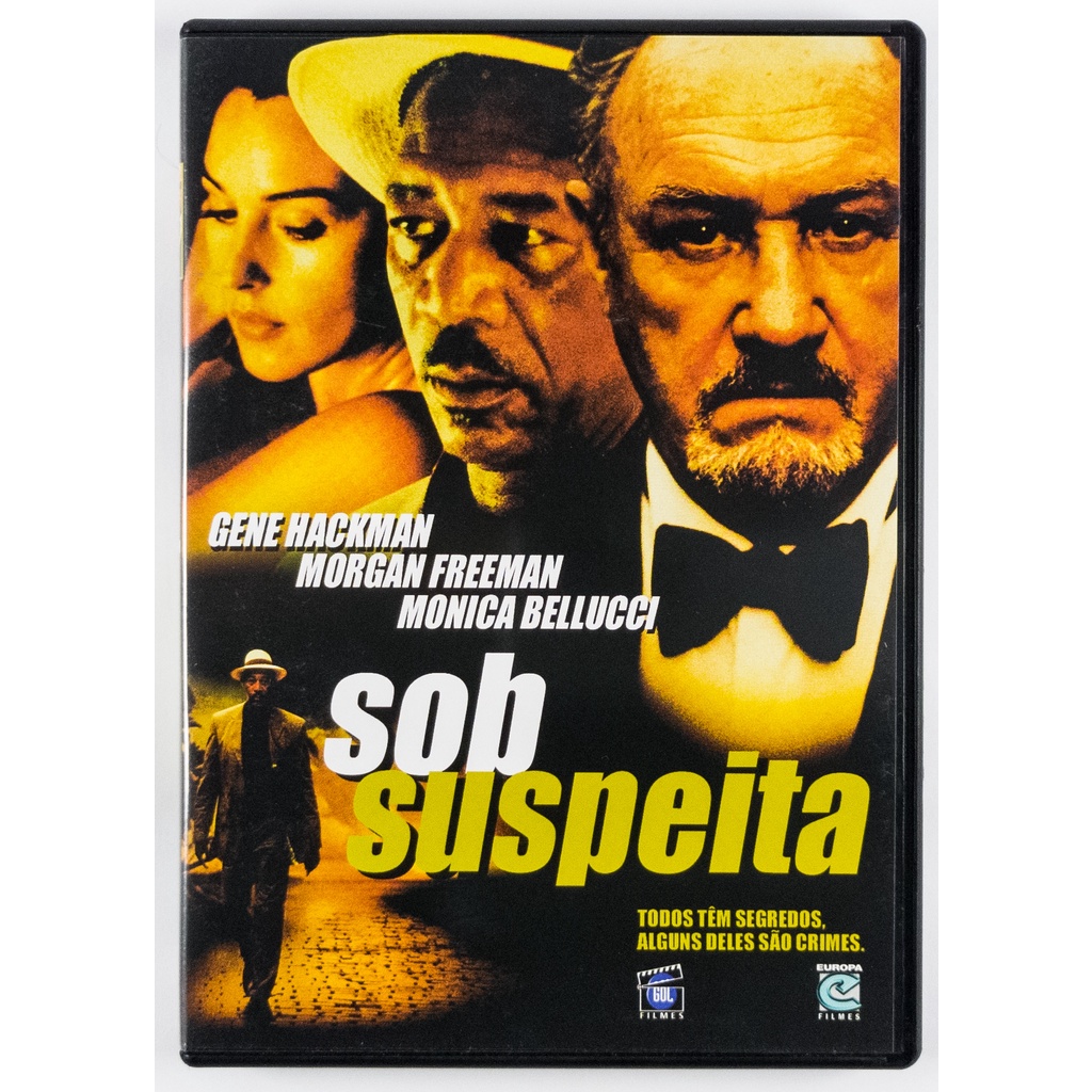 DVD Sob Suspeita com Morgan Freeman e Gene Hackman