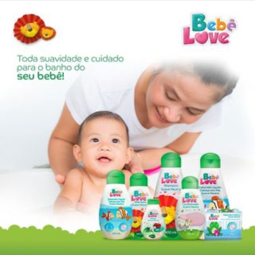 Linha Bebe Love Nutriex Cuidados - Selecione Nas Variações