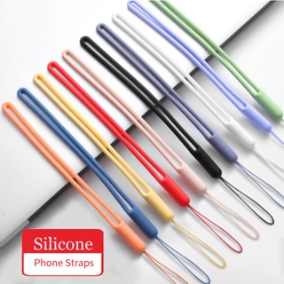 Correias de Silicone Suave para Telemóvel Anel Anti-perda Cordão de Chave Corda de Pulso Para Telemóvel Câmara em Oferta na Shopee