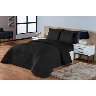 Kit Edredon Ternura Casal Queen 5 Peças Dupla Face em Oferta na Shopee