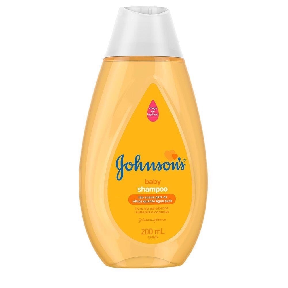 Shampoo Johnson's Baby de Glicerina 200 mL - Suavidade e Proteção para Cabelos Delicados