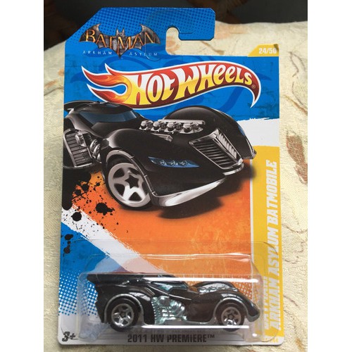 Bx125 Hot Wheels 2011 Batman Batmovel Arkham Asylum Premiere