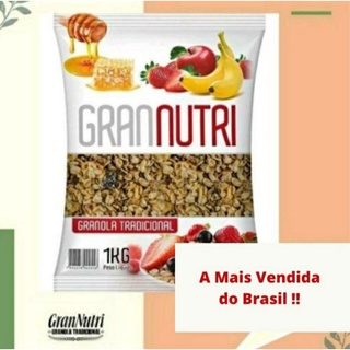 Granola Tradicional Gran Nutri 1kg (Produto Original e Com Nota Fiscal)