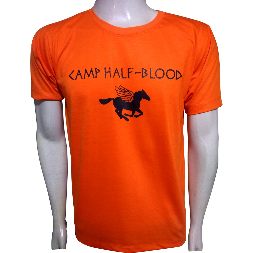 Camiseta Camp Half Blood Acampamento Meio-Sangue Percy Jackson Cor Laranja  no Shoptime