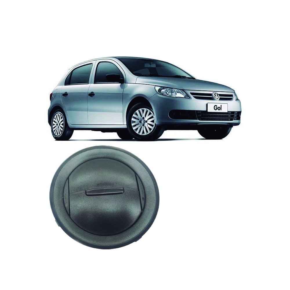 difusor saida ar painel central lateral do painel VW gol saveiro voyage G4 G5 G6 2006 2016 aro preto