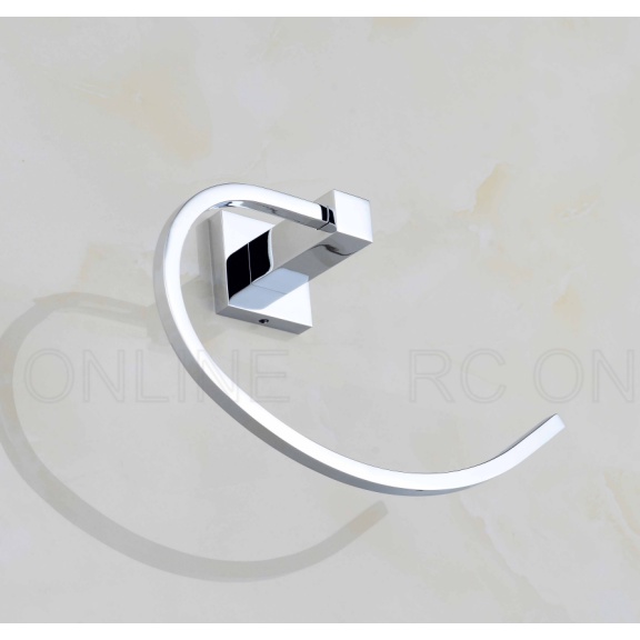 Porta Toalha De Rosto - Berlim Toalheiro Argola Quadra Inox Qualidade