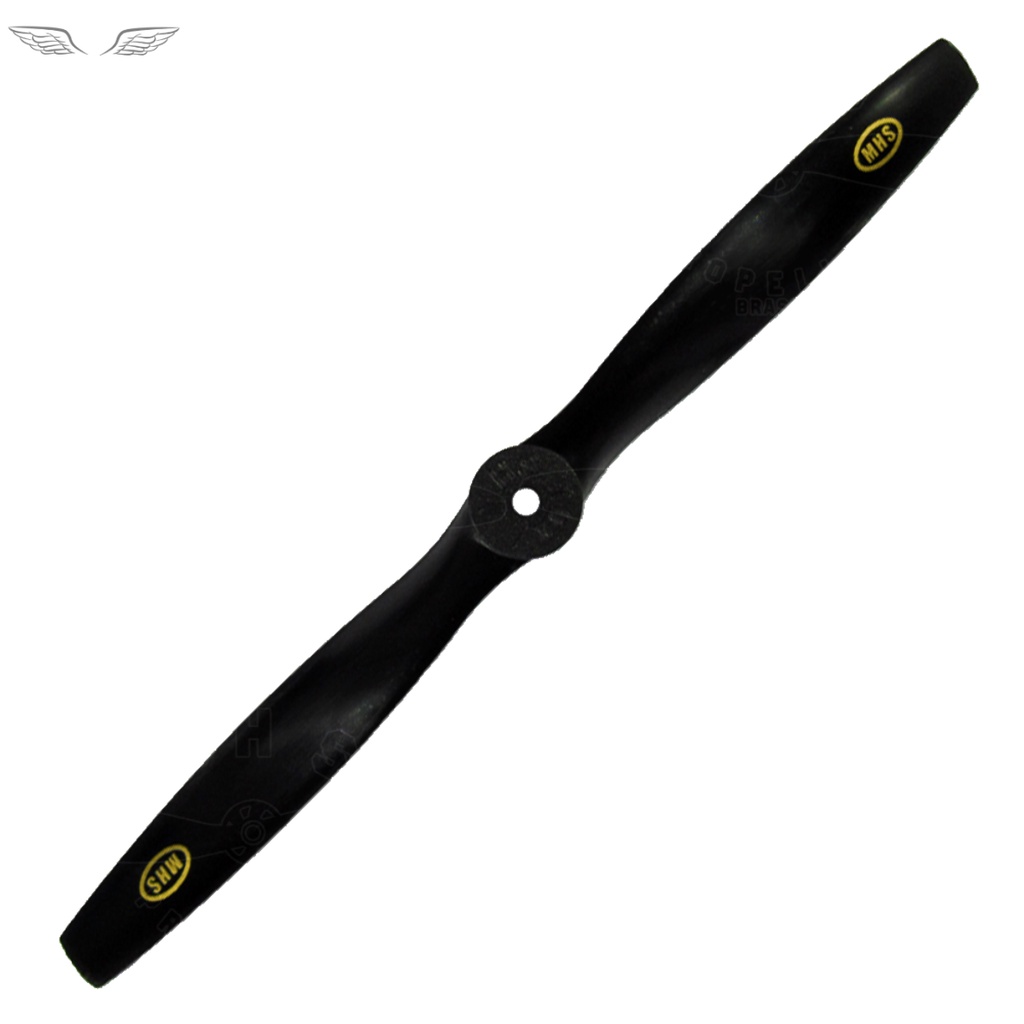 Hélice para Aeromodelo Mhs Fly 10/7 CCW Glow combustão 2 tempos Motores .40 .46 RC Nylon