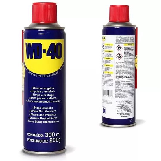 WD 40 Desengipante Óleo Lubrificante Multiuso Spray 300ML