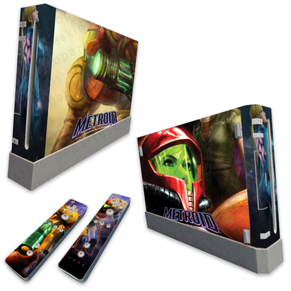 Skin Nintendo Wii Adesivo - Super Metroid