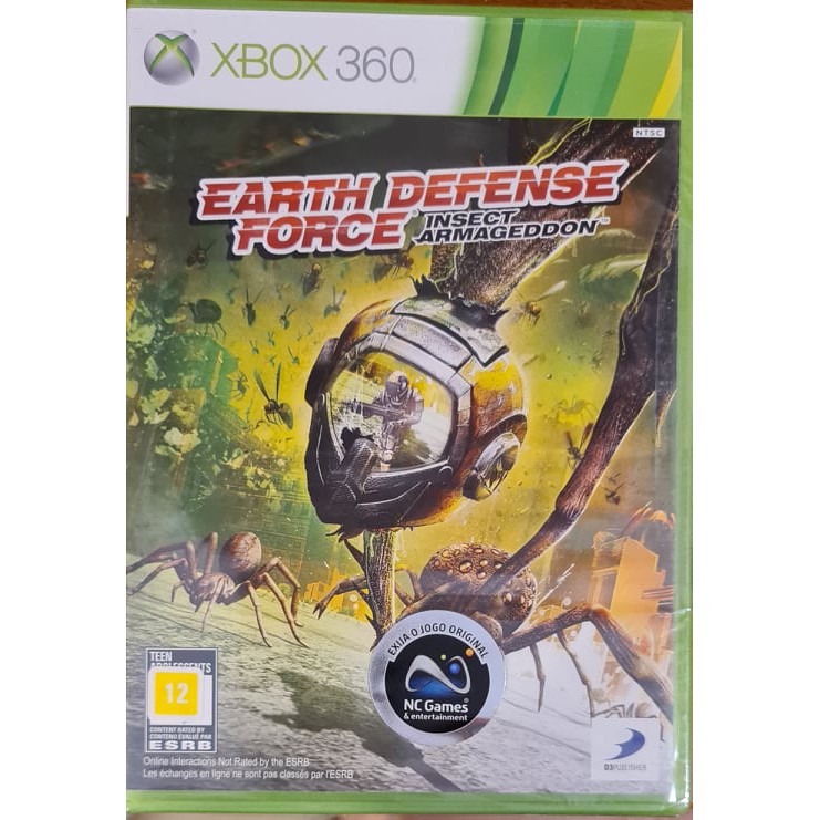 Earth Defense Force Insect Armageddon XBOX 360 - Original mídia física (Lacrado)